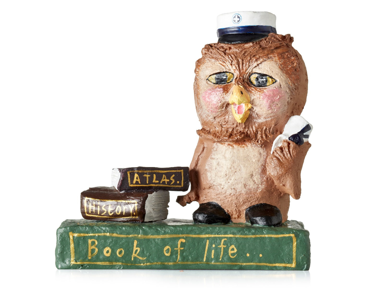 Medusa Copenhagen Studenterugle Holger figur, blå - H: 13 cm. - Bahne